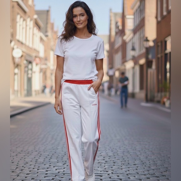 adidas Pants - Adidas Vintage-Style Wide-Leg Joggers - Women’s Size XS